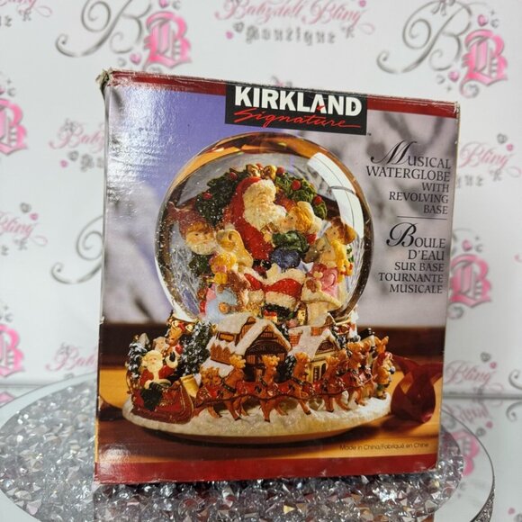 Kirkland Signature Musical Waterglobe with revolving base 2000s